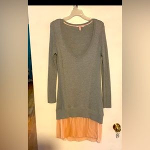 NWOT knit dress and satin from Victoria Secret is in great condition.